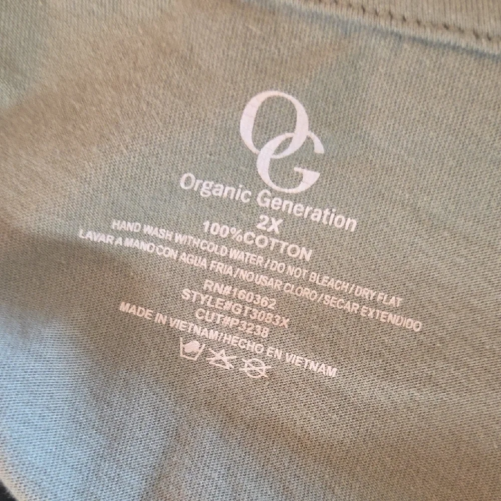 Zodiac Yin Yang Rhinestone Believe Dream 100% Cotton Light Green Tshirt - Picture 6 of 6